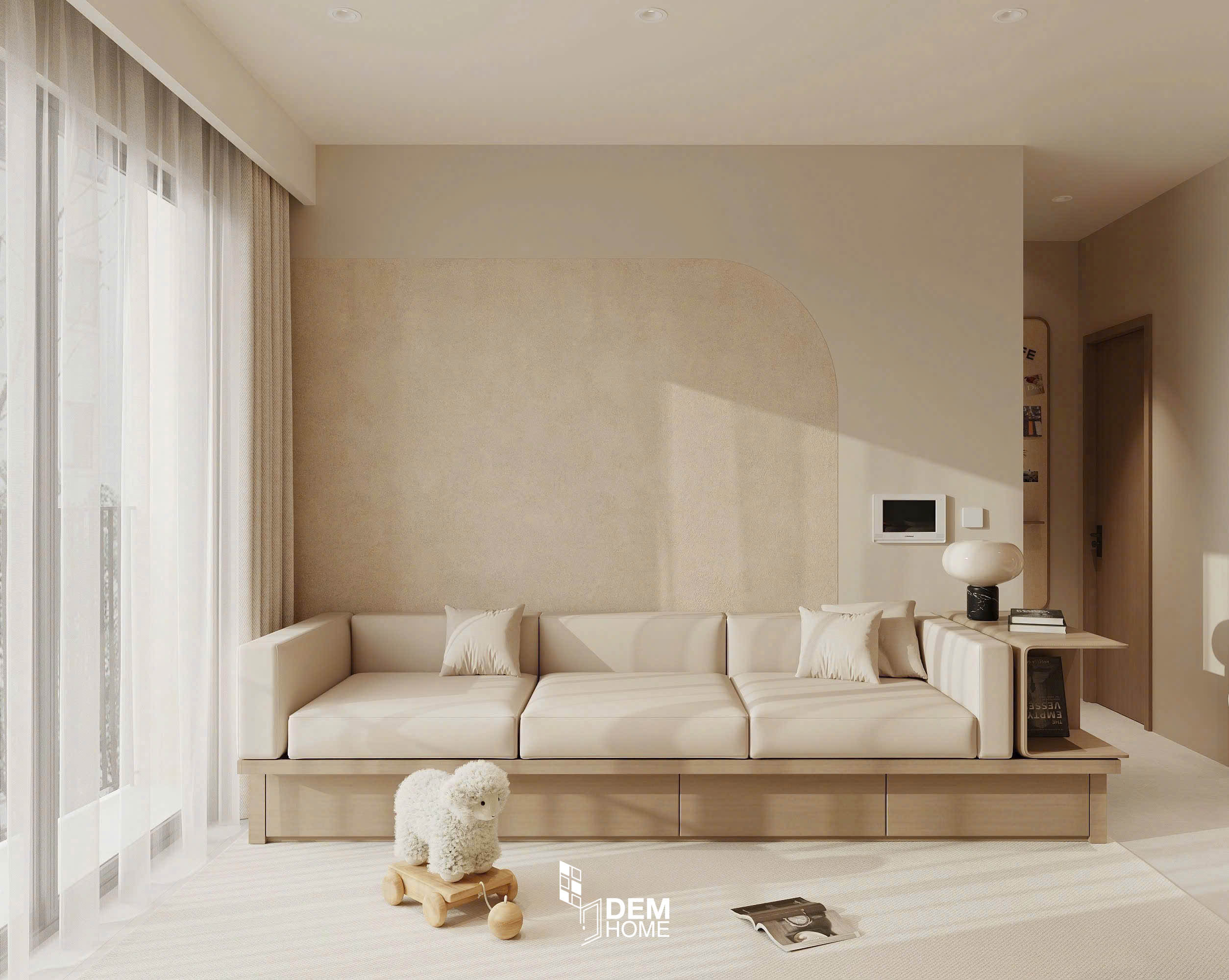 Thiết kế nội thất căn hộ D-Aqua 68m2