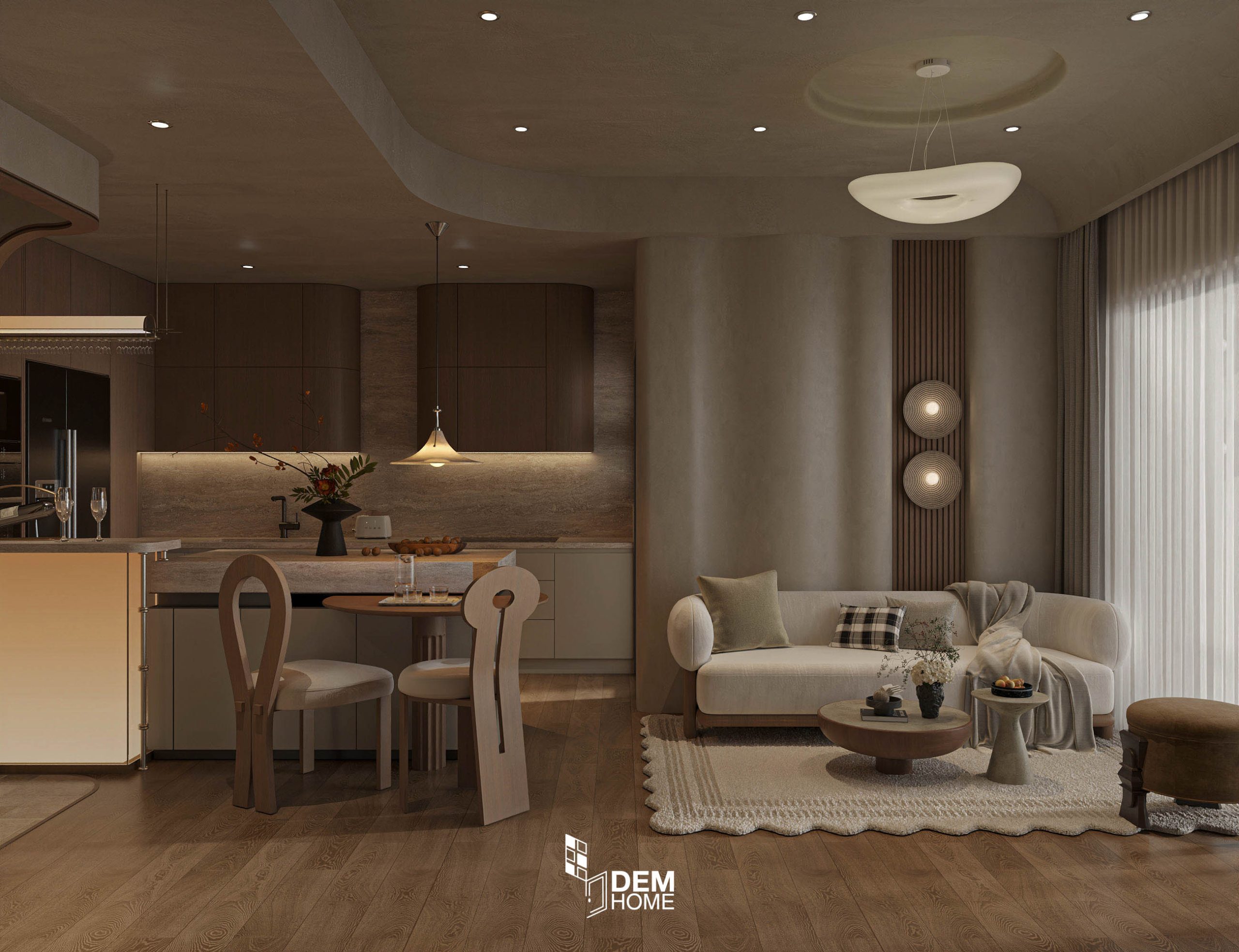 Nội thất Celesta Rise 80m2