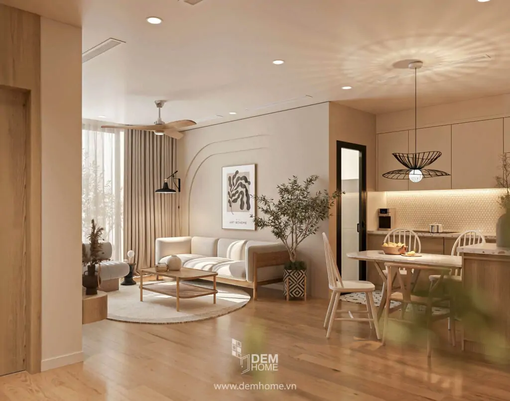 thiết kế nội thất Scandinavian