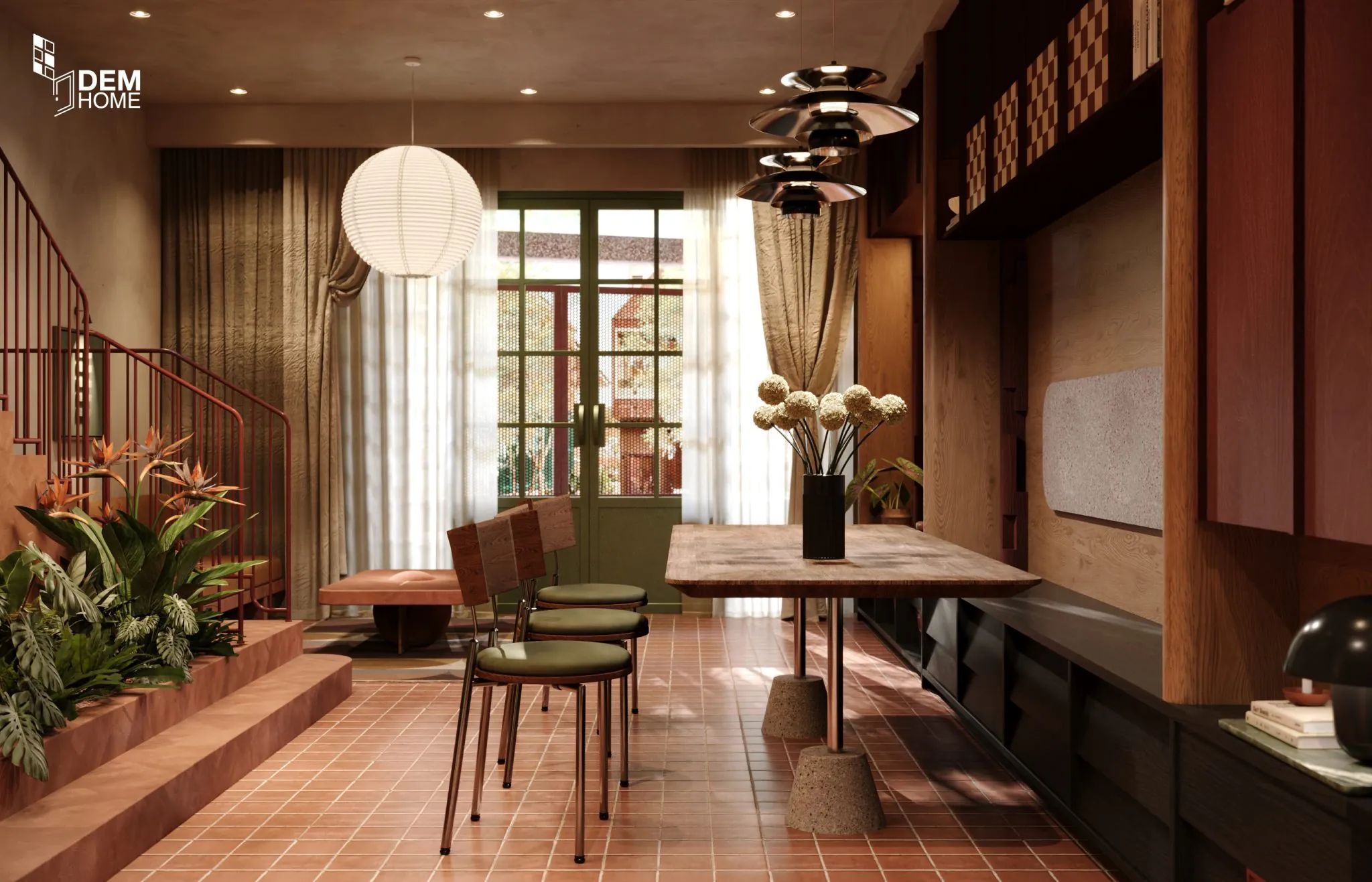 Thiết kế nội thất nhà phố