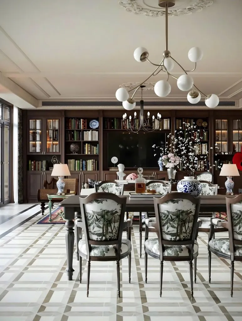Thiết kế nội thất nhà phố Indochine