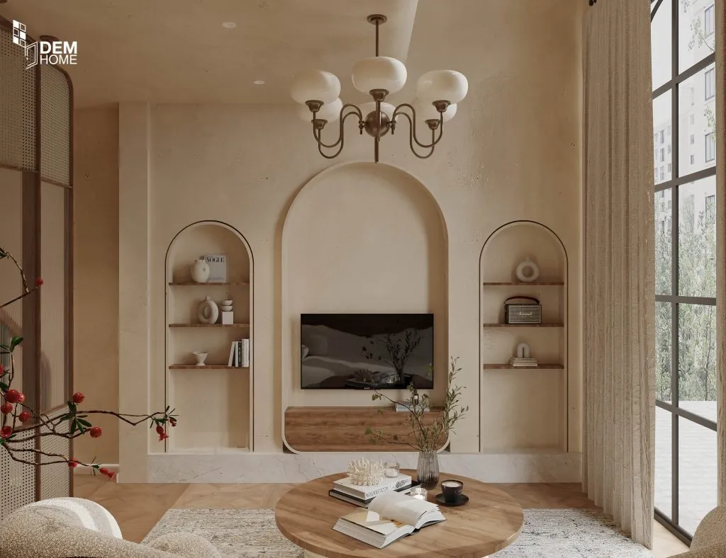 Nội thất nhà phố phong cách Parisian