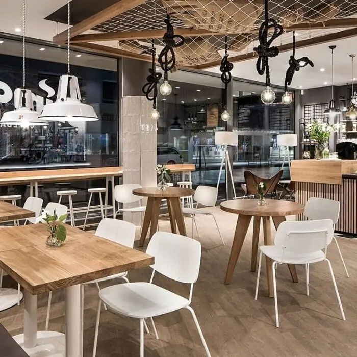 thiết kế nội thất quán cafe