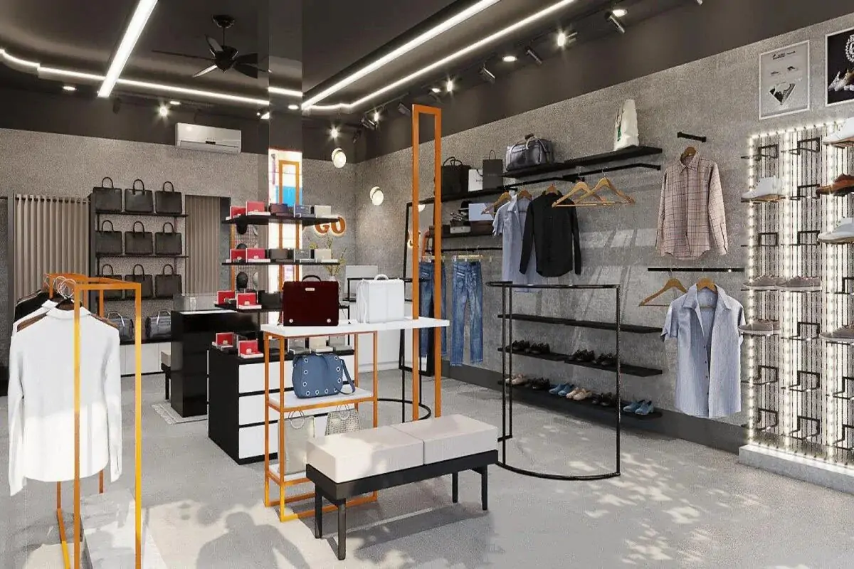 thiết kế nội thất shop kinh doanh