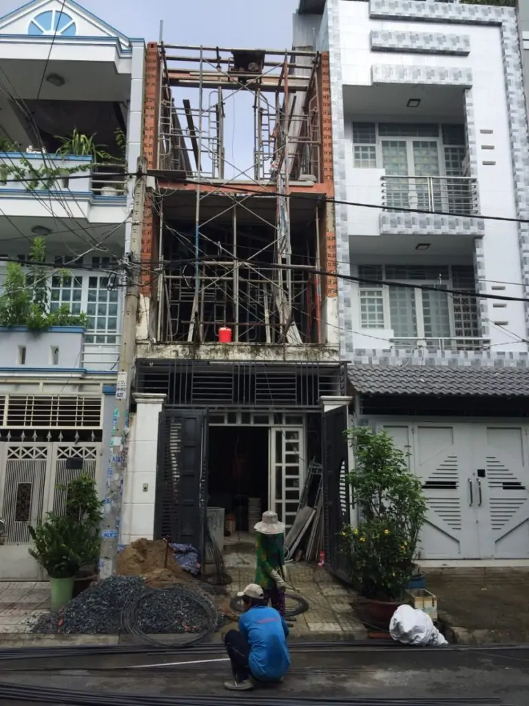 thi công nhà phố