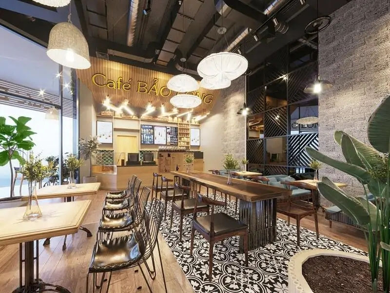 thi công quán cafe