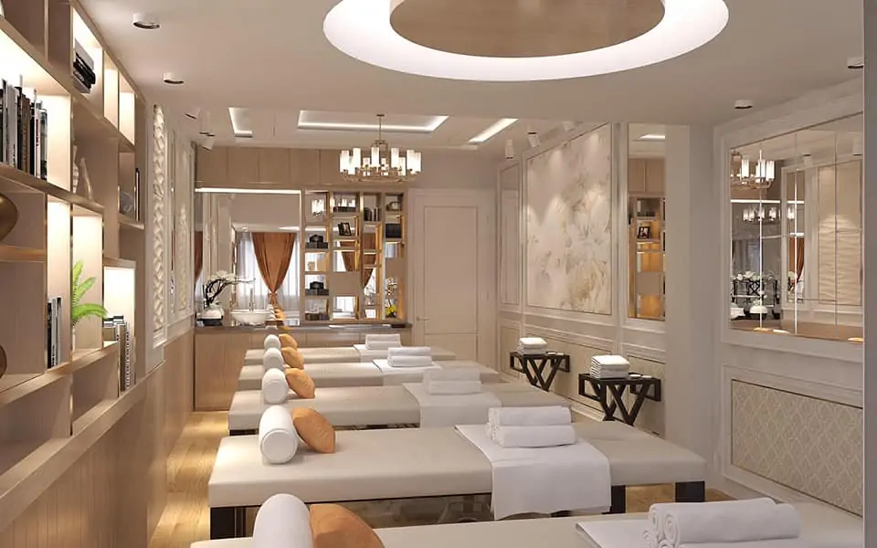 thiết kế thi công spa trọn gói