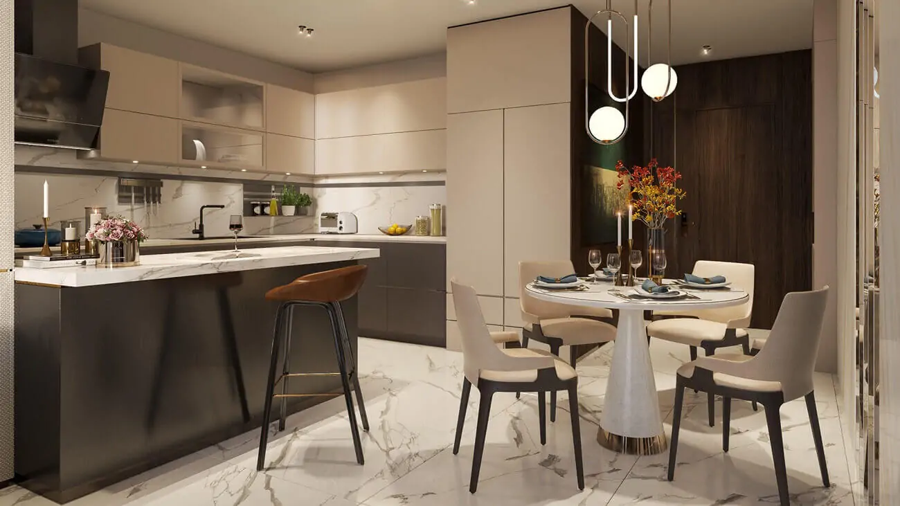 thiết kế căn hộ Saigon Pearl Thủ Thiêm