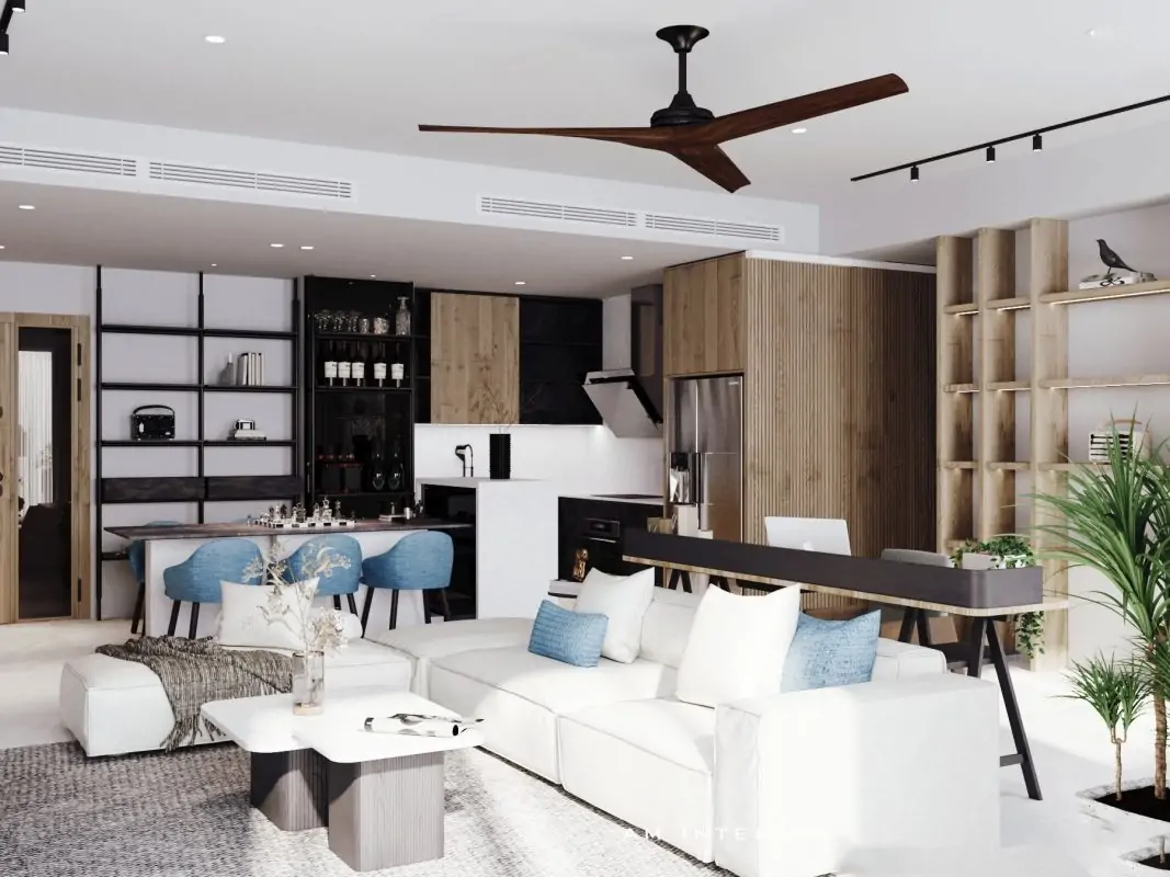thiết kế nội thất căn hộ The Metropole Thủ Thiêm