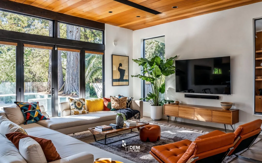 Phong cách thiết kế nội thất Mid Centery Modern