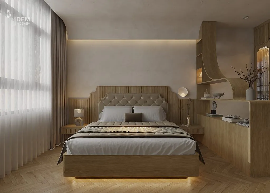 Nội thất phòng ngủ căn hộ Celesta Rise 3PN