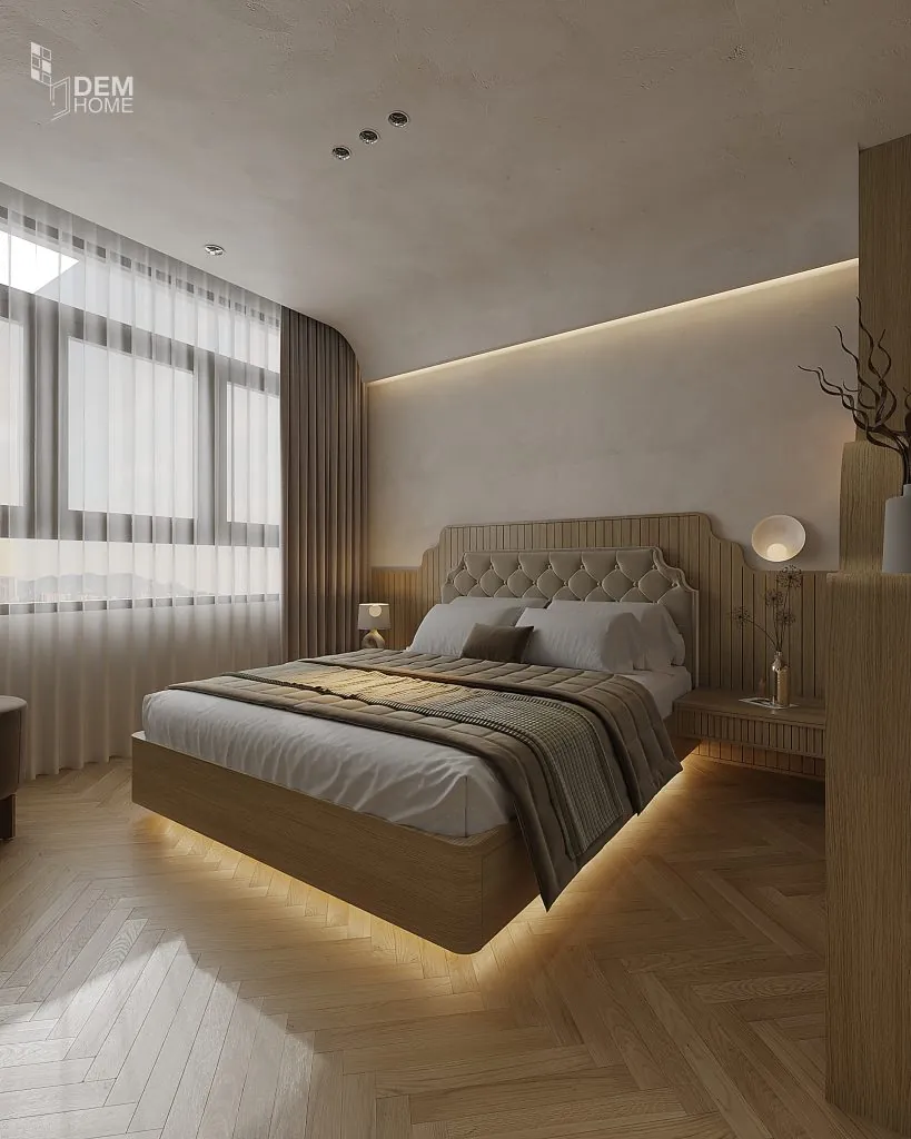 Nội thất phòng ngủ căn hộ Celesta Rise 3PN