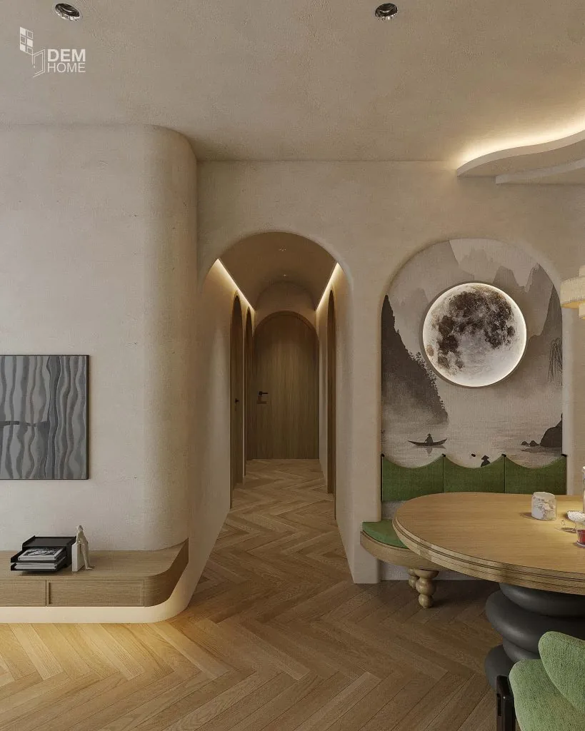 Nội thất phòng khách căn hộ Celesta Rise 3PN
