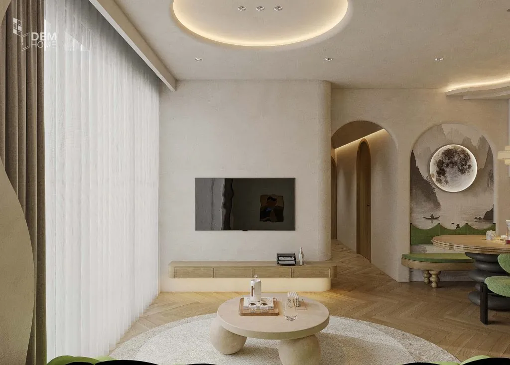 Nội thất phòng khách căn hộ Celesta Rise 3PN