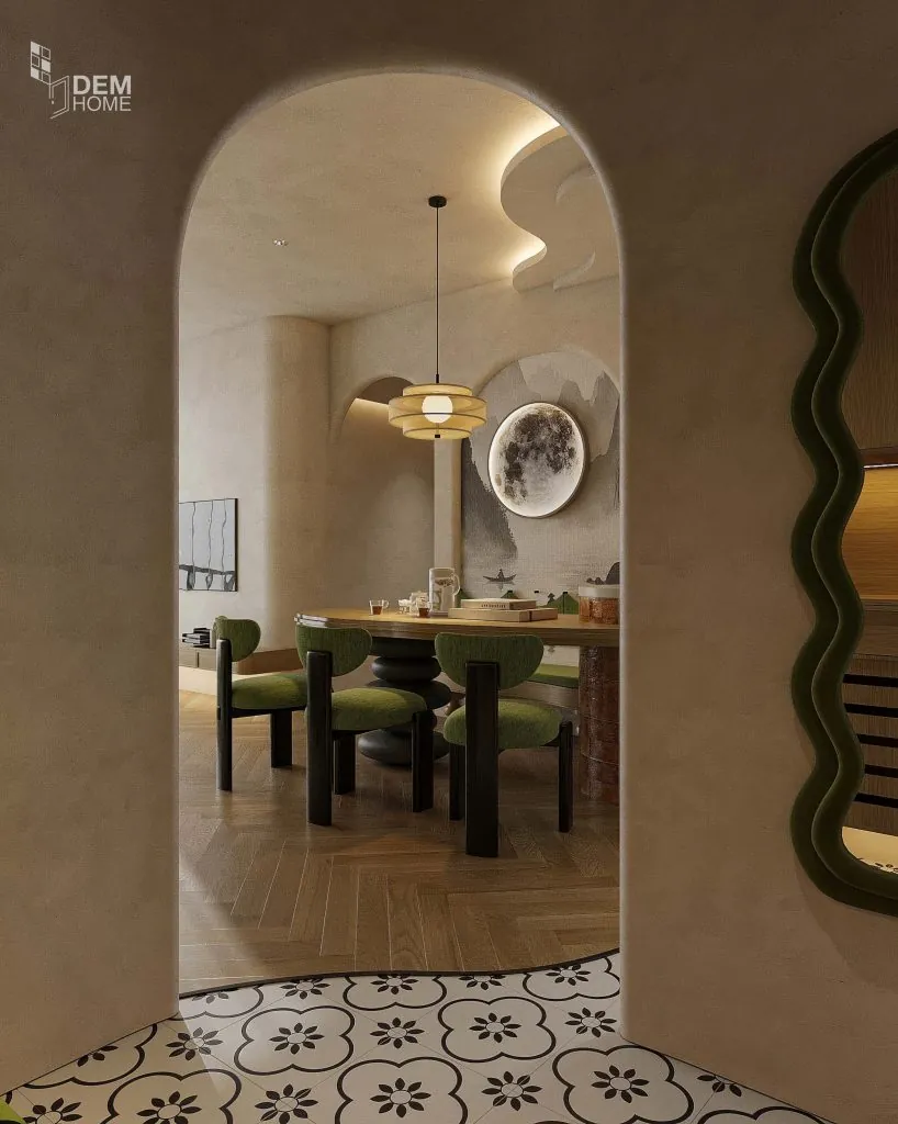 Nội thất phòng bếp căn hộ Celesta Rise 3PN