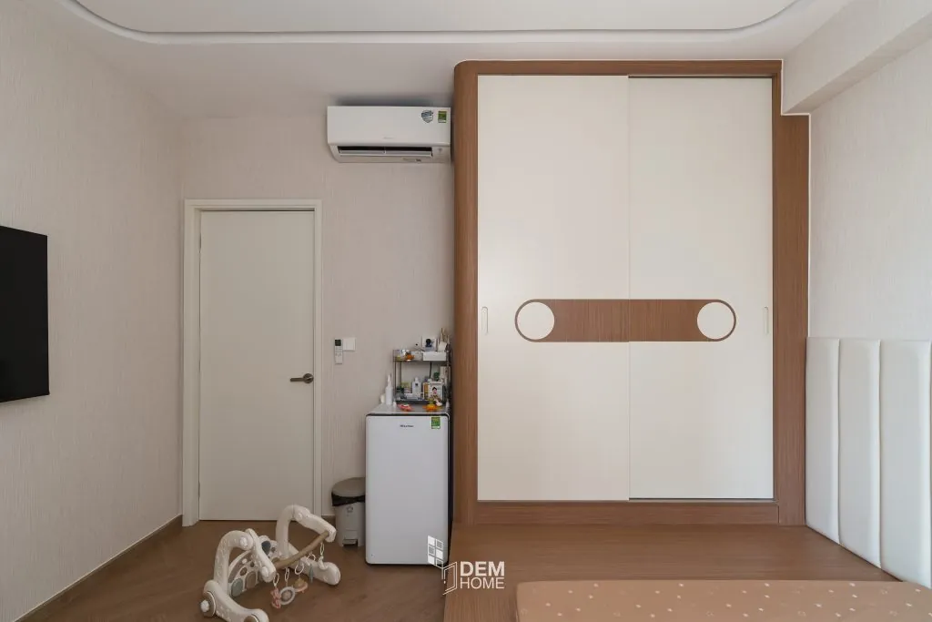 Thiết kế thi công nội thất phòng ngủ nhỏ căn hộ Akari City