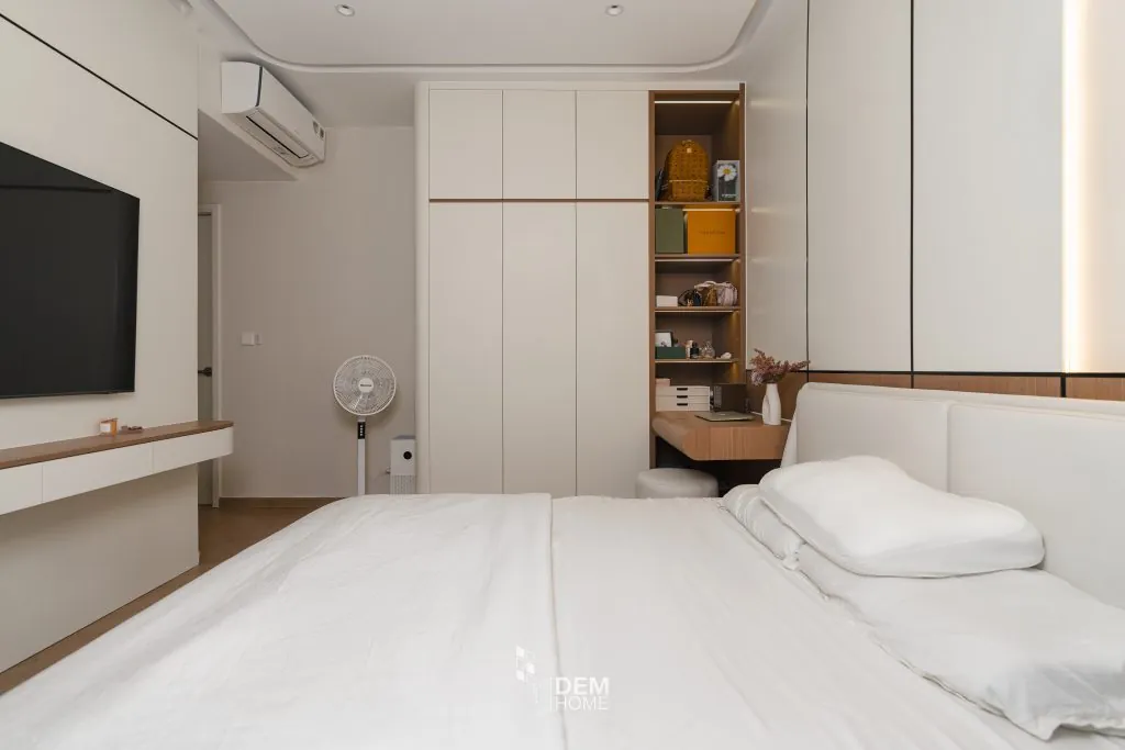 Thiết kế thi công nội thất phòng ngủ Master căn hộ Akari City