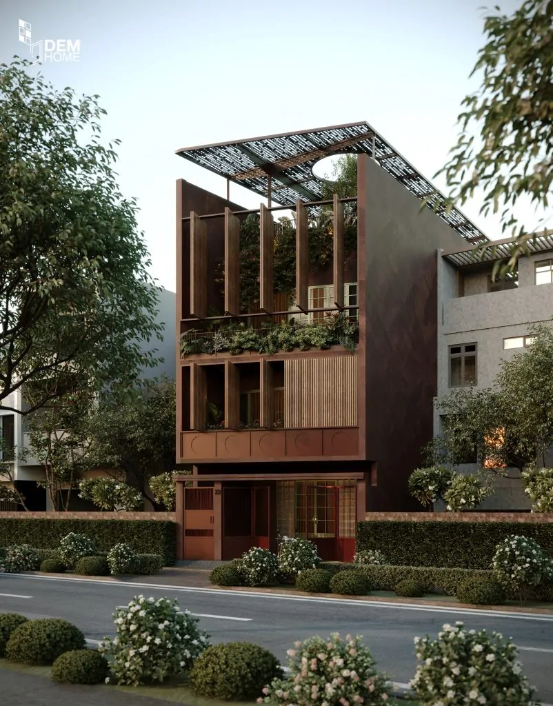 Thiết Kế Nội Thất Nhà Phố 180m2 | Mid-Century Modern