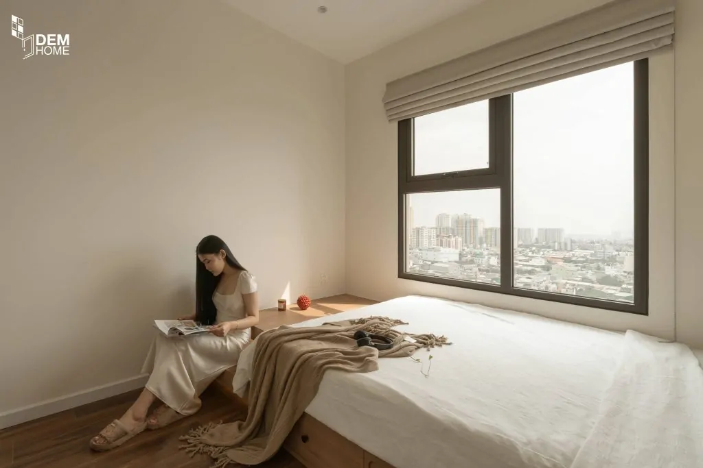 Nội thất phòng ngủ căn hộ The Privia 65m2