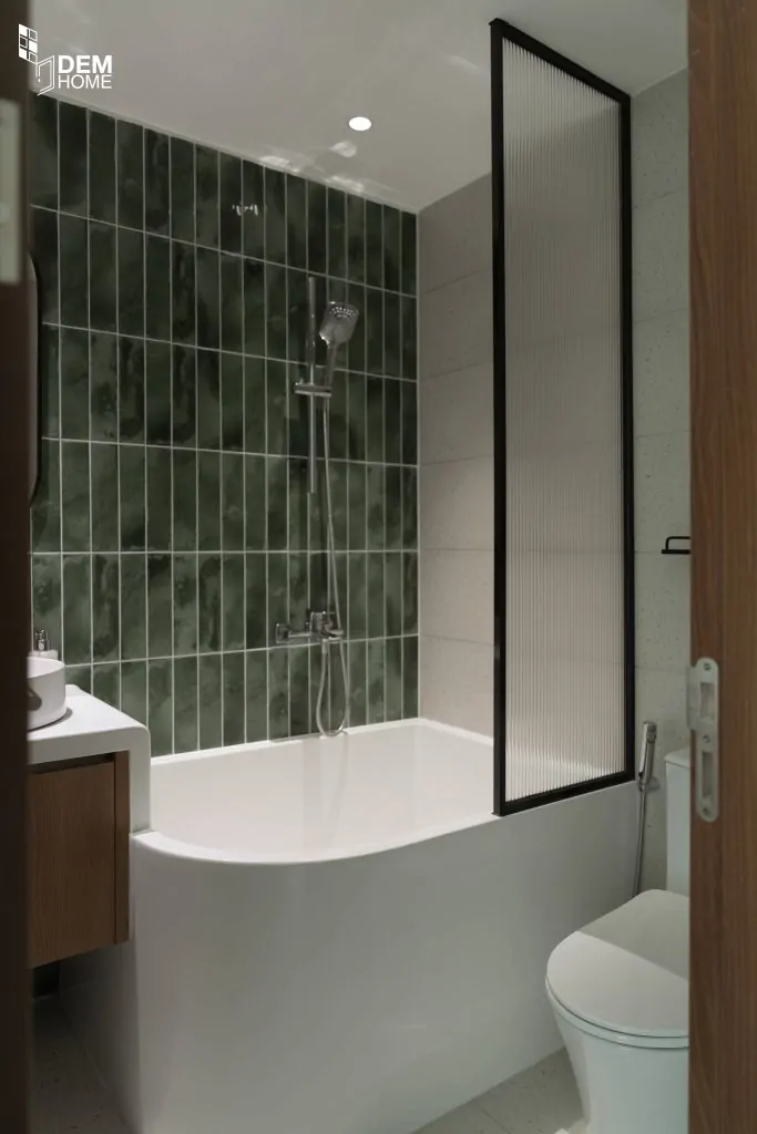 Thi công căn hộ The Privia 65m2 phòng tắm