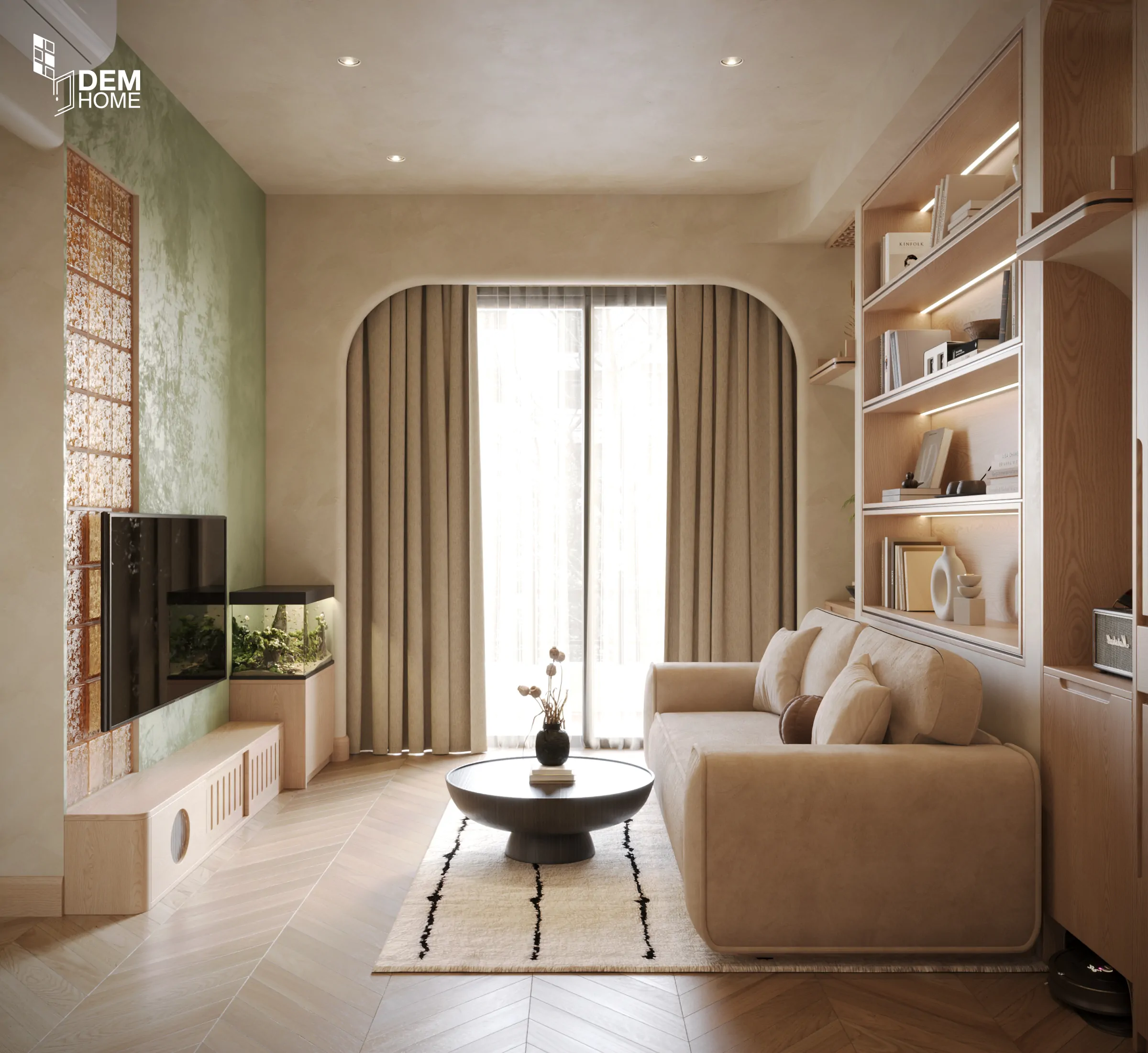 Thiết kế căn hộ Akari City 61m2