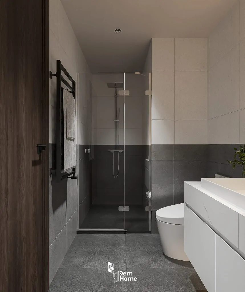 Thiết kế căn hộ Beverly 70m2 nhà vệ sinh