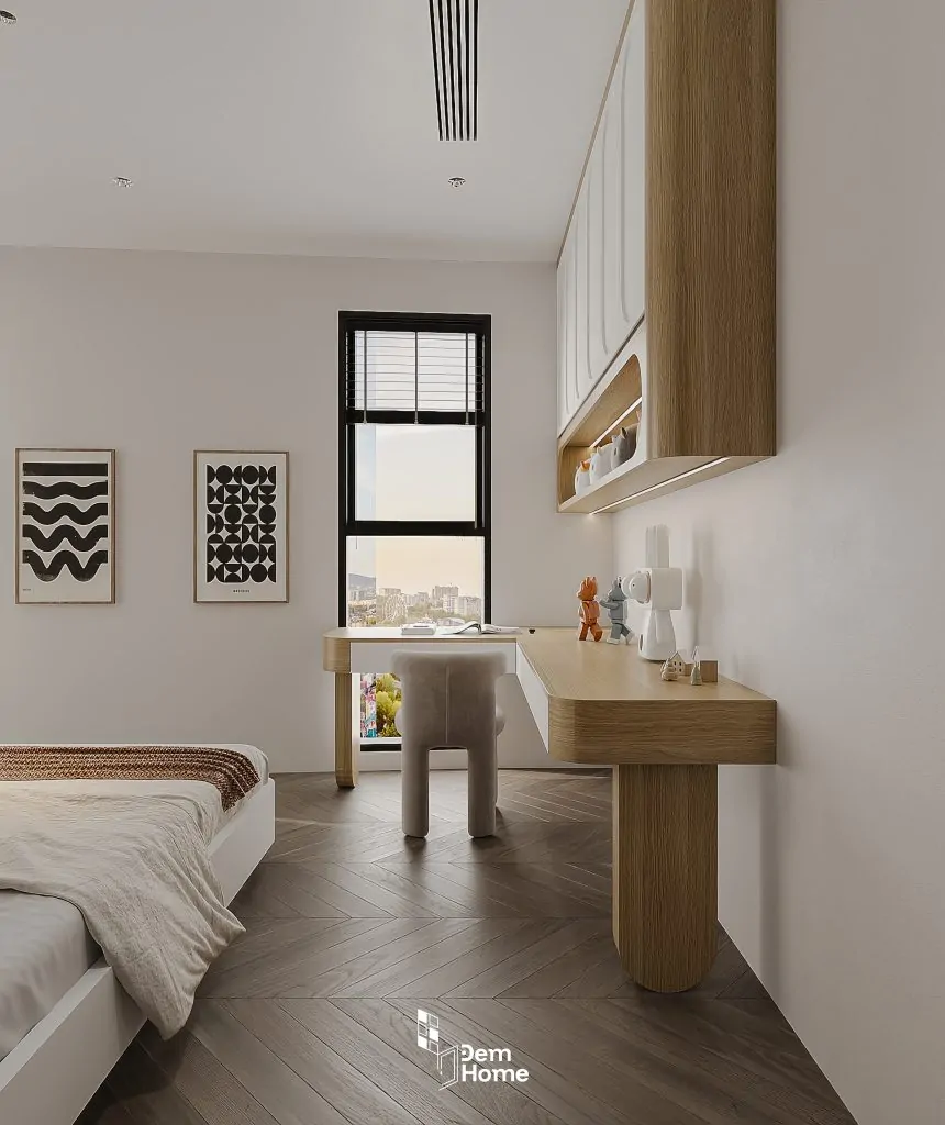 Thiết kế căn hộ Beverly 70m2 phòng ngủ cho bé