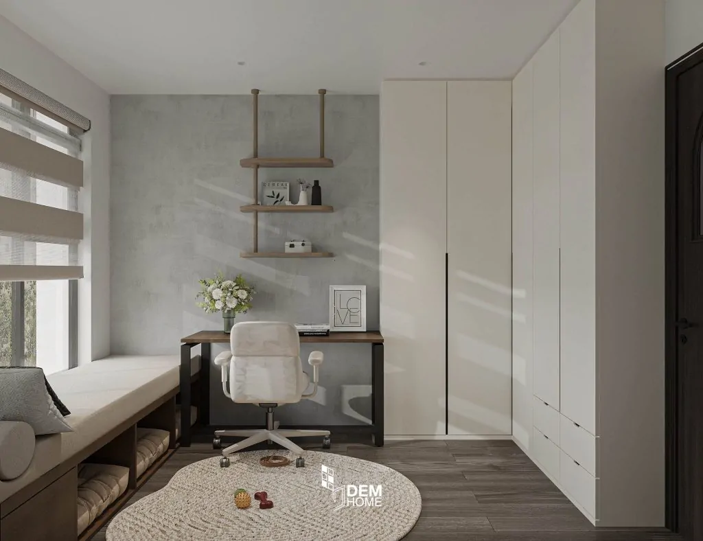 Thiết kế căn hộ Celesta Rise 85m2 phòng làm việc