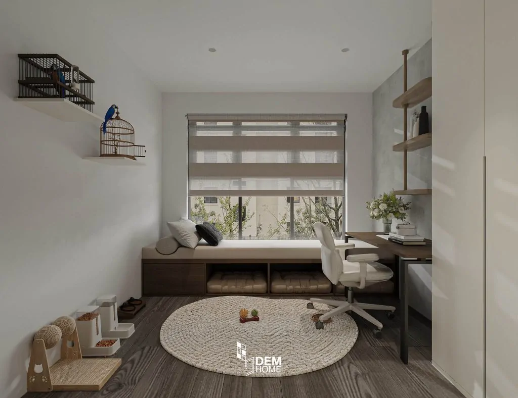 Thiết kế căn hộ Celesta Rise 85m2 phòng làm việc