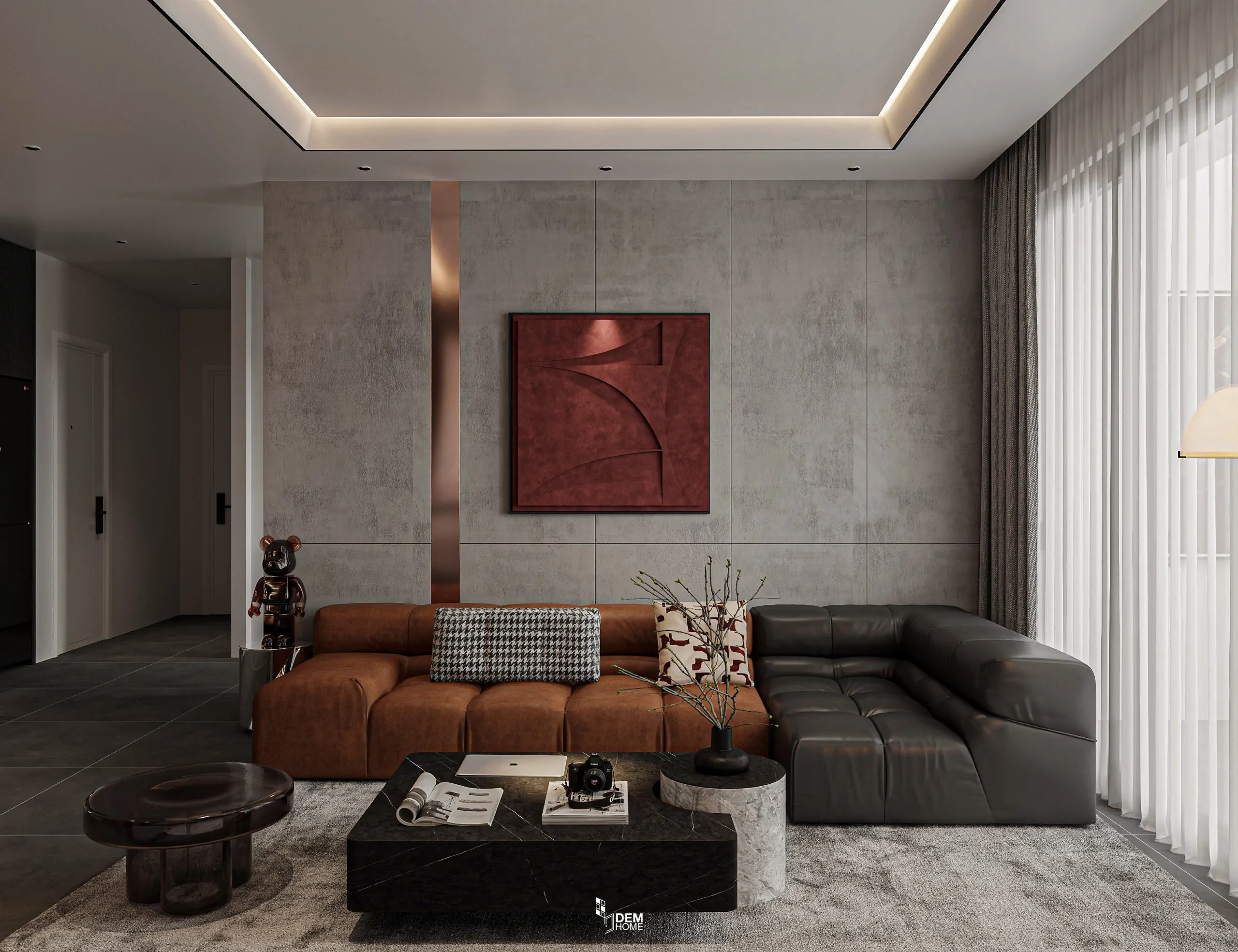 Thiết kế căn hộ Him Lam 103m2