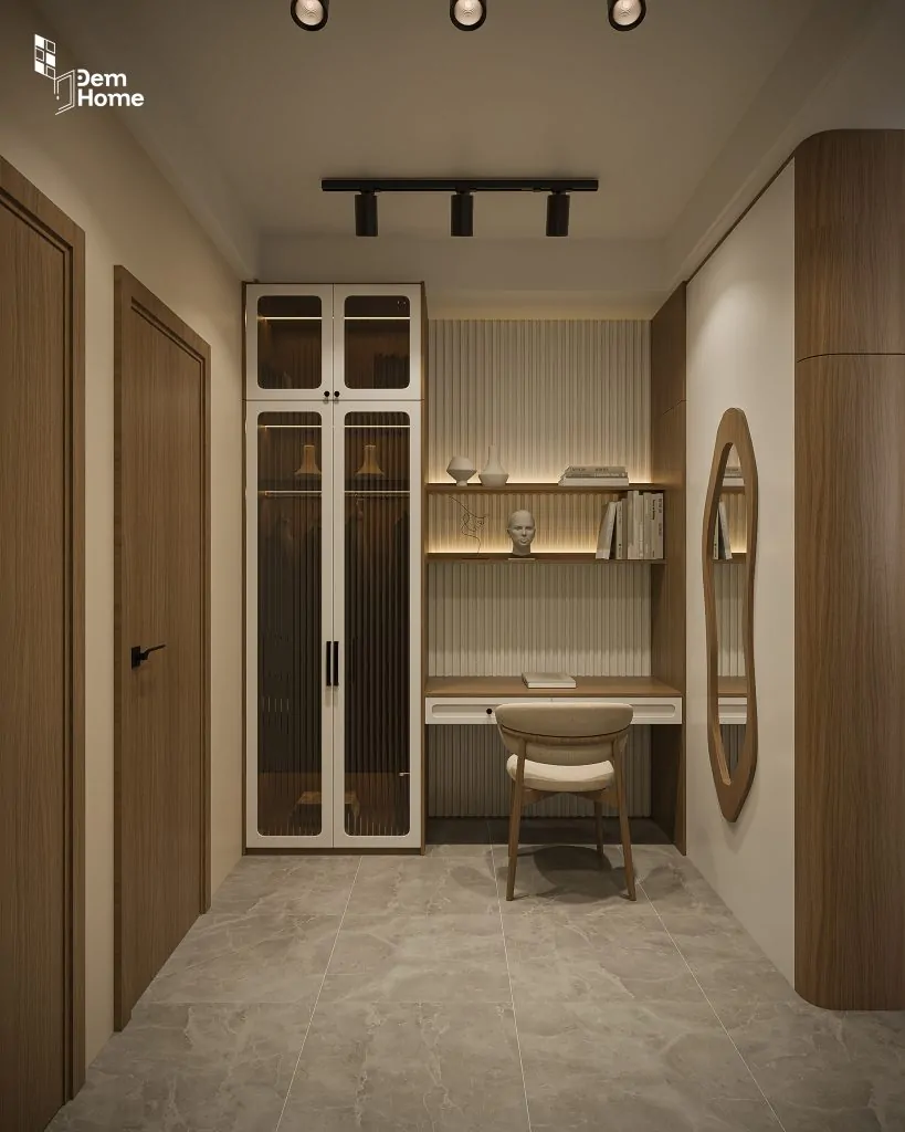 Thiết kế căn hộ The Privia 65m2 khu vực đọc sách