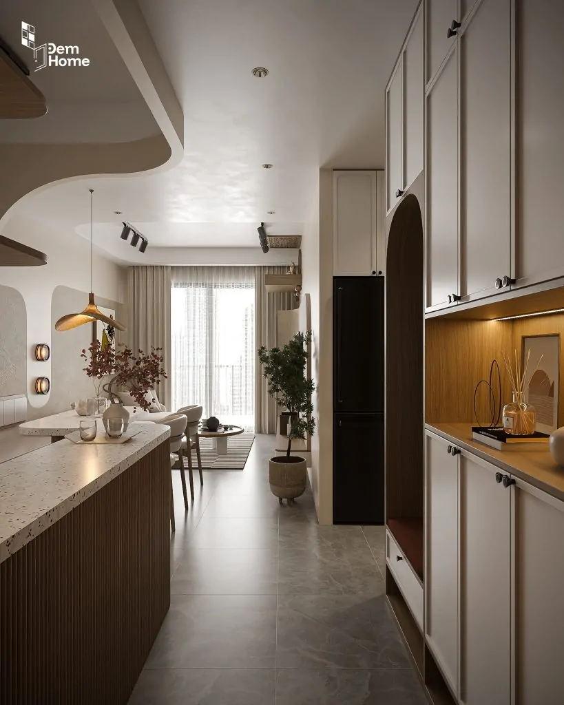 Thiết kế không gian căn hộ The Privia 65m2