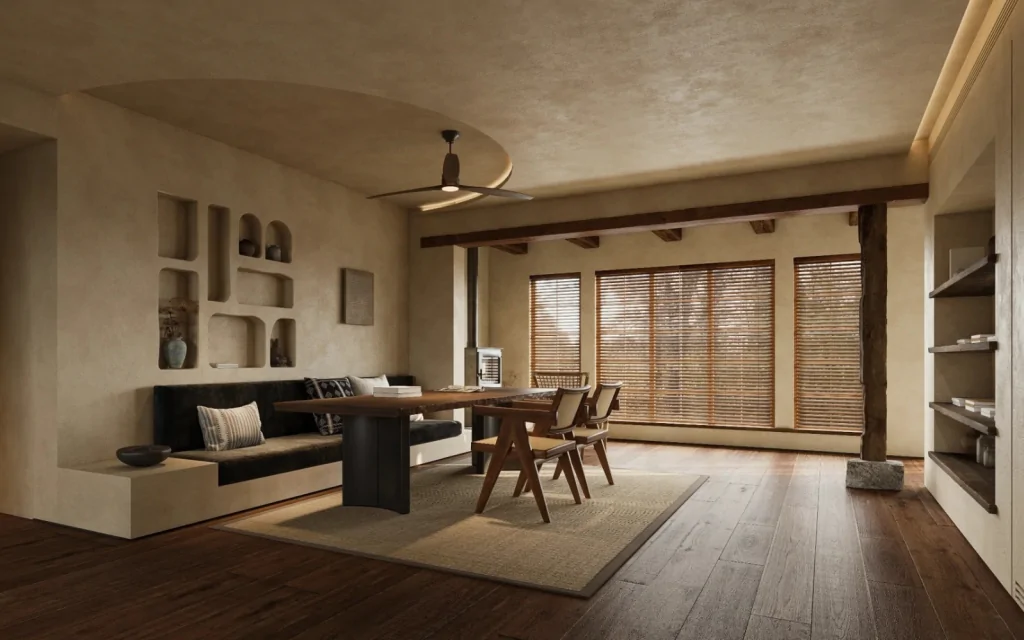 Thiết kế nội thất wabi sabi