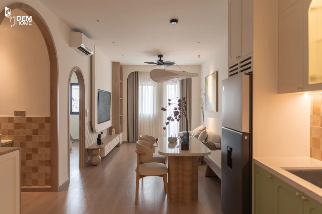 Thi công chung cư Phạm Văn Đồng 70m2