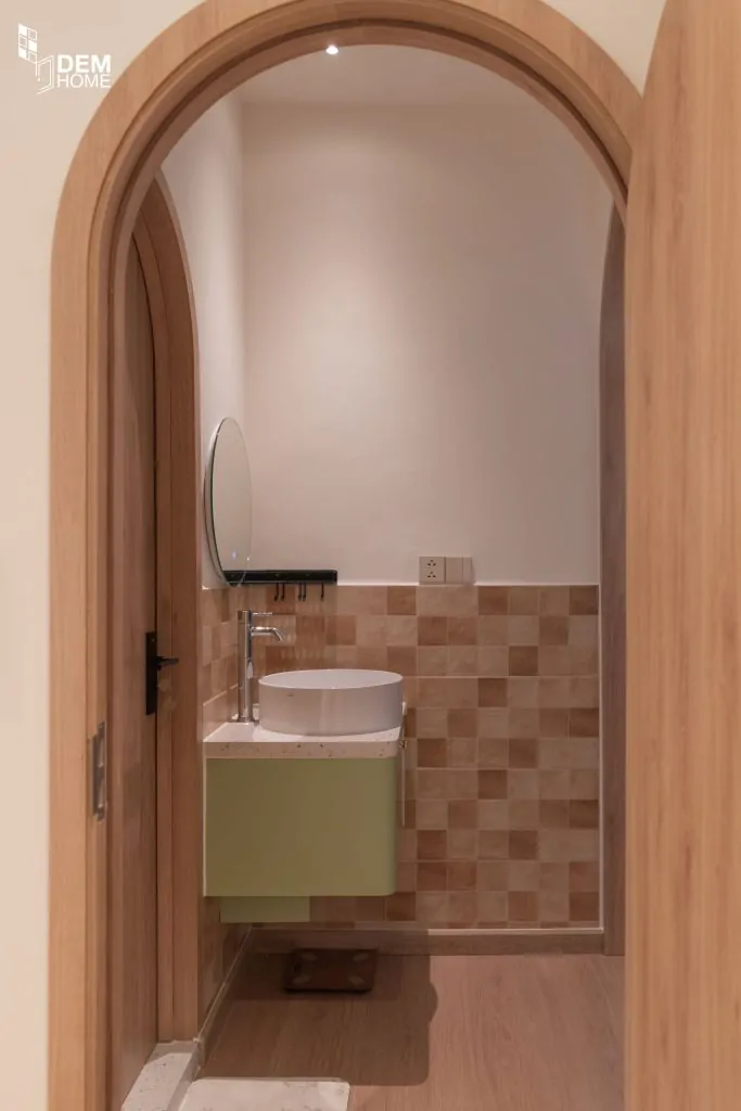 Thi công chung cư Phạm Văn Đồng 70m2 lavabo
