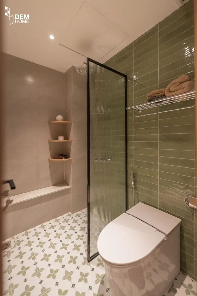 Thi công chung cư Phạm Văn Đồng 70m2 nhà vệ sinh