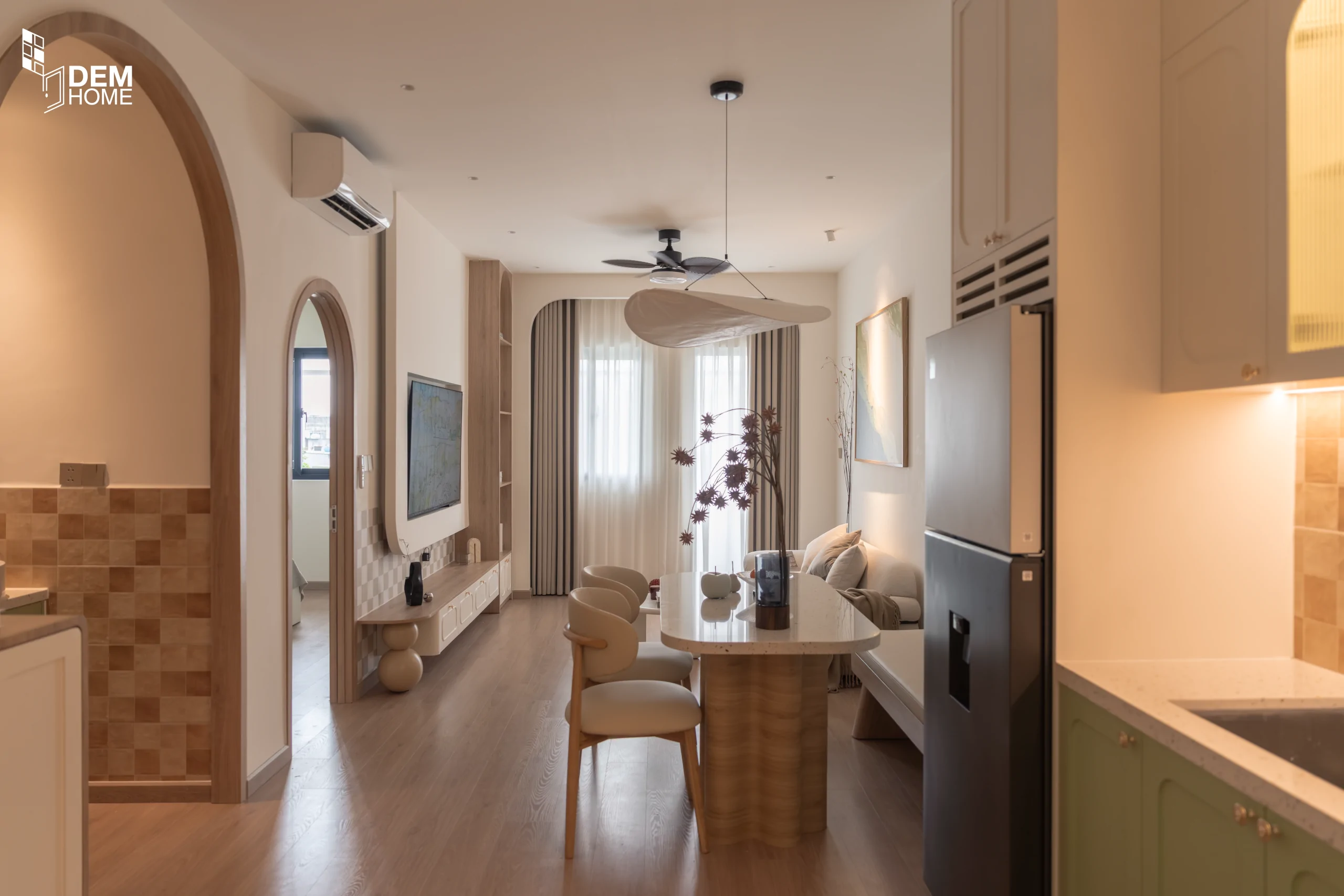 Thi công chung cư Phạm Văn Đồng 70m2