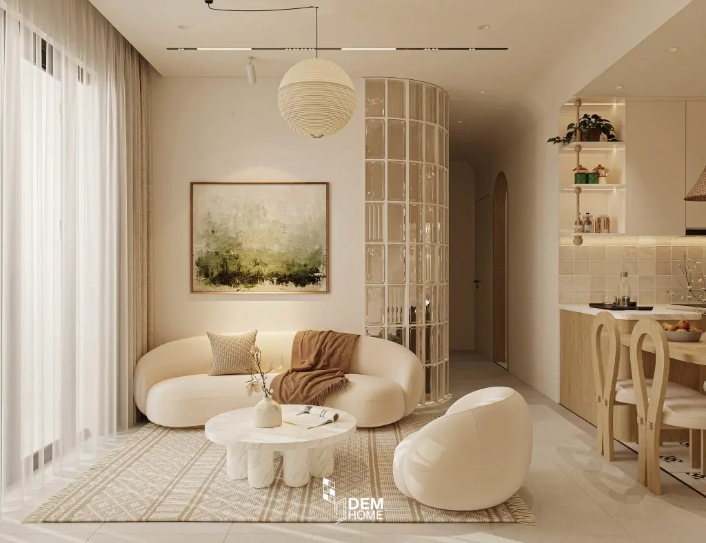 Thiết kế căn hộ Aurora Residences 76m2