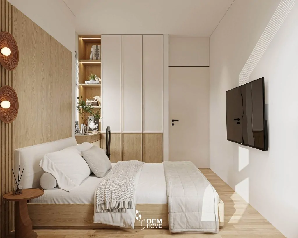 Thiết Kế Căn Hộ Aurora Residences 76m2 phòng ngủ