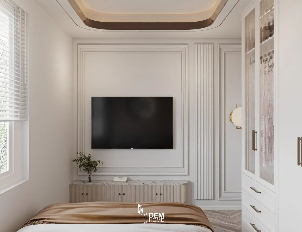 Thiết kế phòng ngủ nhà cấp 4 mái nhật 140m2