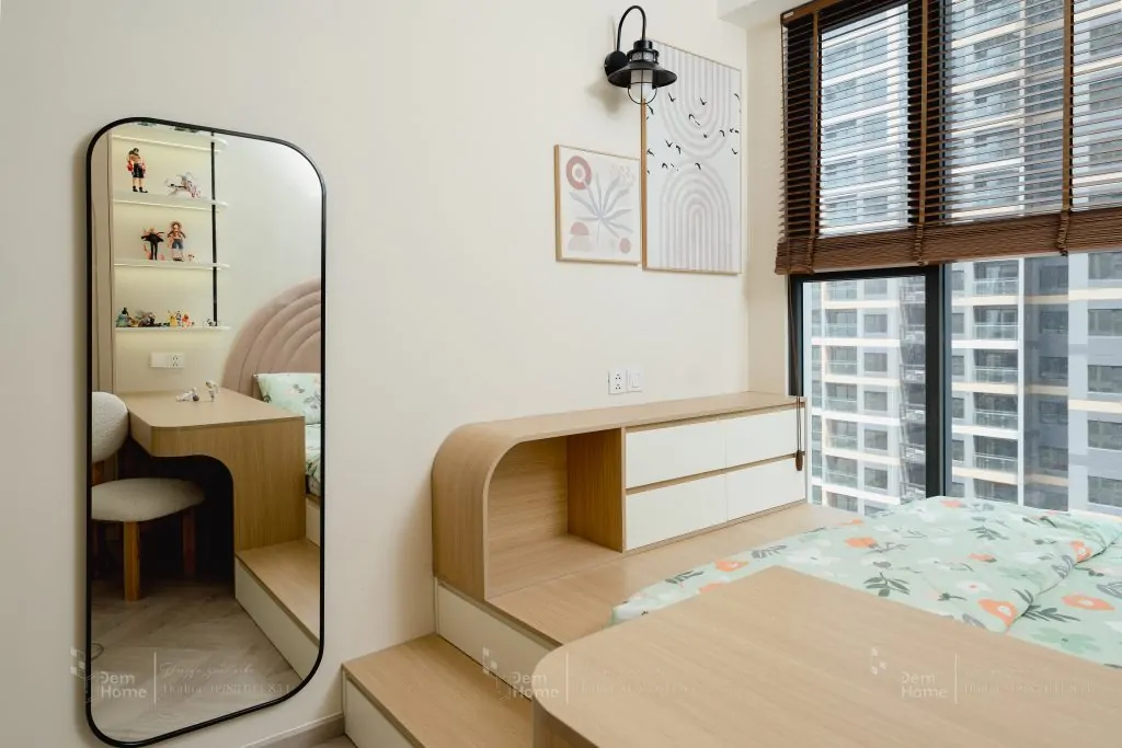 Nội thất masteri centre point 68m2 phòng ngủ cho bé