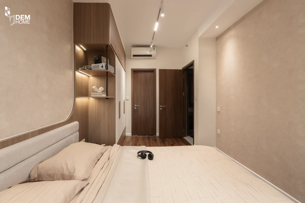 Thi công nội thất The Privia Khang Điền 64m2 phòng ngủ