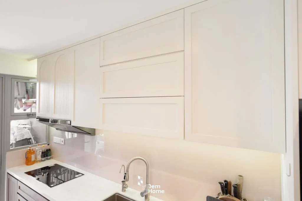 Thi công nội thất căn hộ Celesta Rise 95m2 phòng bếp