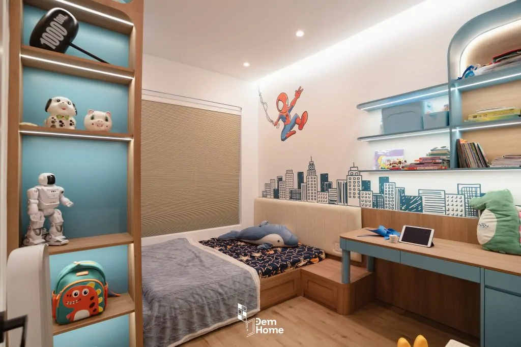 Thi công nội thất căn hộ Celesta Rise 95m2 phòng ngủ cho bé