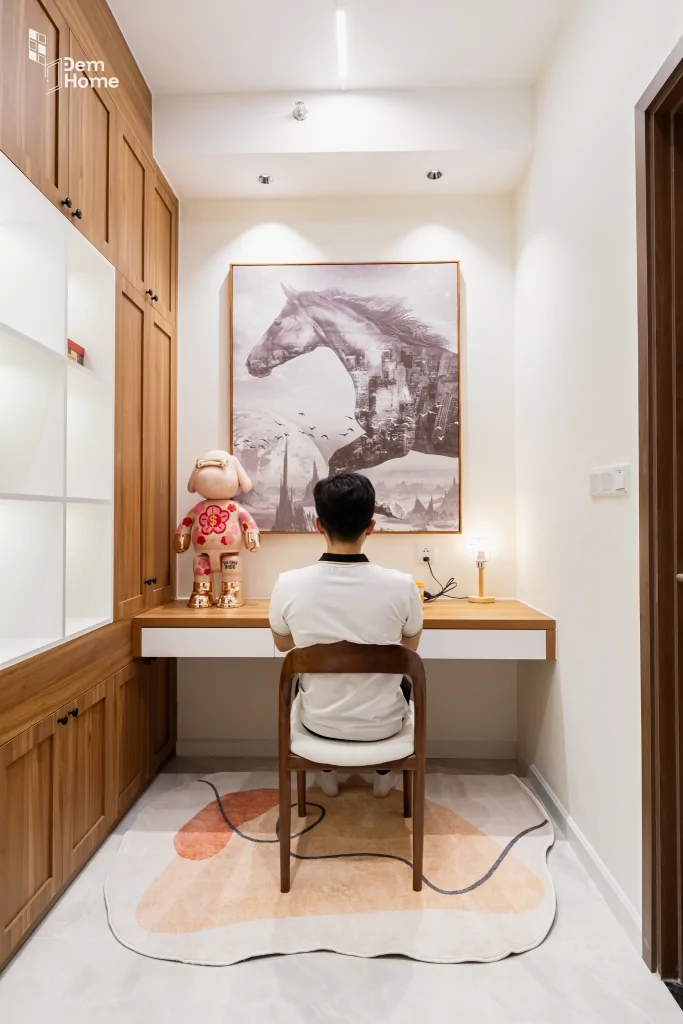 Thi công Nội thất The Privia Khang Điền 60m2 khu vực làm việc