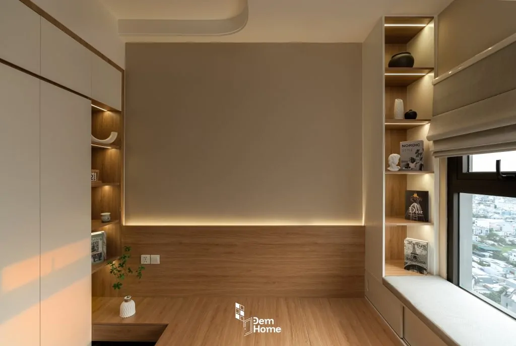 Thi công Nội thất The Privia Khang Điền 65m2 phòng ngủ nhỏ