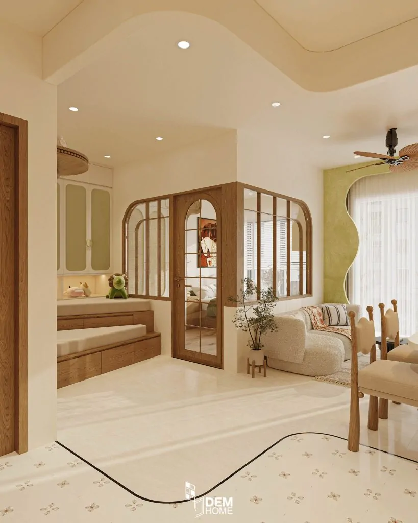 Thiết kế căn hộ Vinhomes Grand Park 47m2 khu chơi cho bé