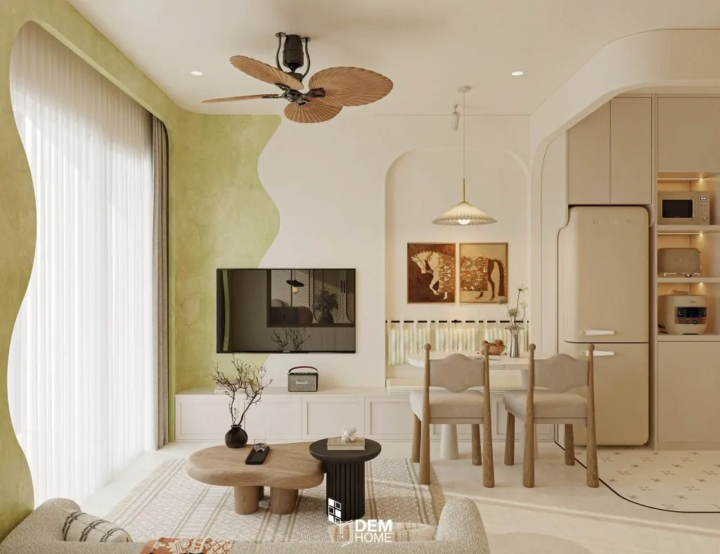 Thiết kế căn hộ Vinhomes Grand Park 47m2