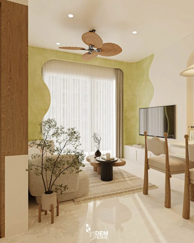 Thiết kế căn hộ Vinhomes Grand Park 47m2 khu chơi cho bé
