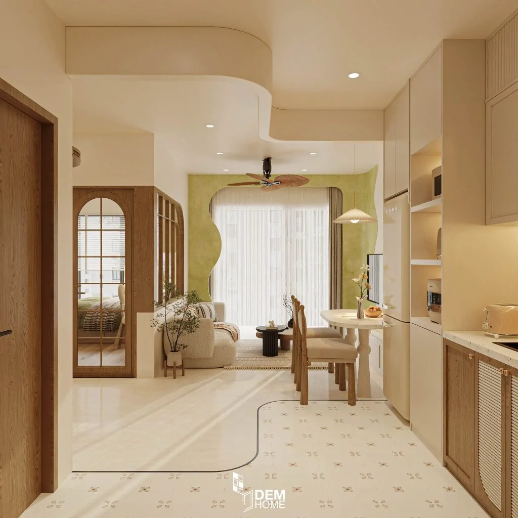 Thiết kế căn hộ Vinhomes Grand Park 47m2 khu chơi cho bé